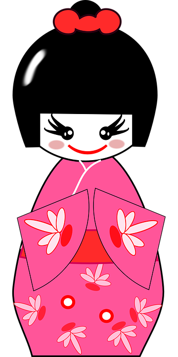 Kimono, Puppet, Asian, Japanese, Chinese, Woman, Girl - Japanese Kimono, Transparent background PNG HD thumbnail