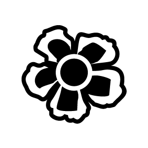 Jasmine Flower Clip Art Black And White · Flower Clipart - Jasmine Black And White, Transparent background PNG HD thumbnail