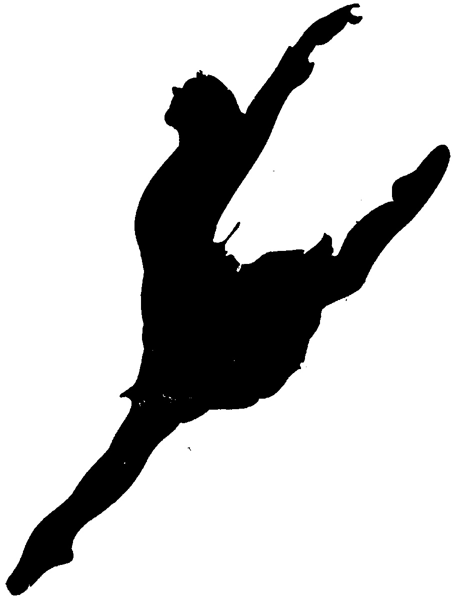 Dancer Leaping Clipart Free Images - Jazz Dancer Silhouette, Transparent background PNG HD thumbnail