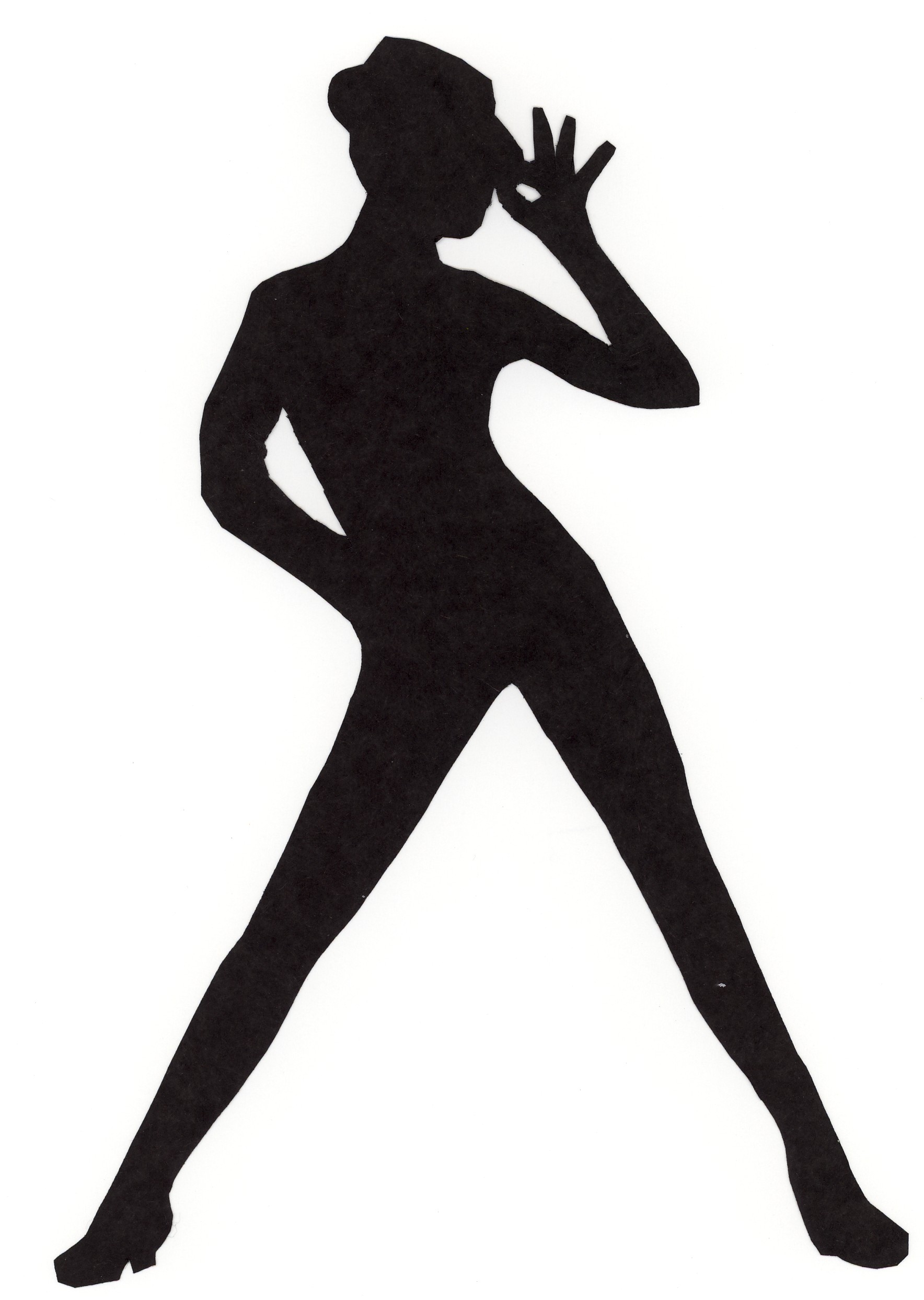 Jazz dancer clipart silhouett