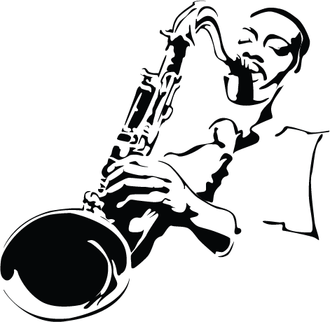Jazz Art Black And White   Google Search - Jazz Instruments, Transparent background PNG HD thumbnail