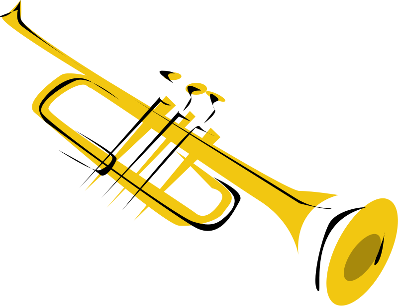 Jazz Band Silhouette Clipart - Jazz Instruments, Transparent background PNG HD thumbnail