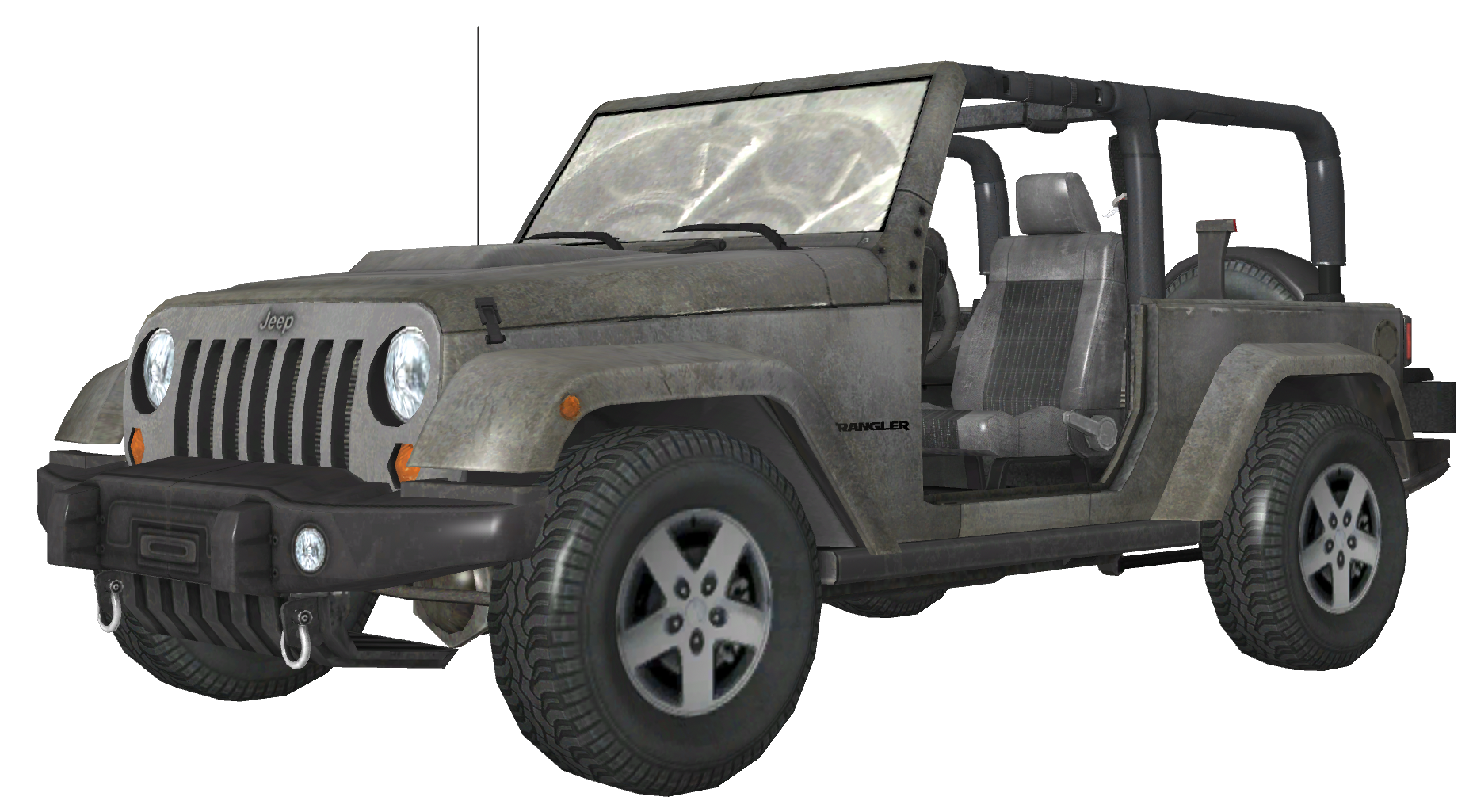 Image   Jeep Wrangler White Model Mw3.png | Call Of Duty Wiki | Fandom Powered By Wikia - Jeep Black And White, Transparent background PNG HD thumbnail