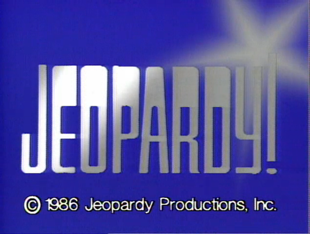 Jeopardy! 1986 Copyright Card.png - Jeopardy, Transparent background PNG HD thumbnail