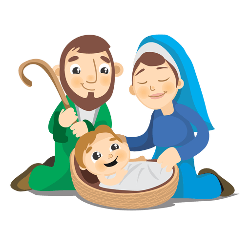 Birth Of Jesus Christ Cartoon Transparent Png - Jesus Birth, Transparent background PNG HD thumbnail