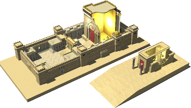Jewish Temple Png - King Solomon Builds First Temple As The Sole Place Of Jewish Sacrifice Replacing The Sanctuary Carried In The Sinai Desert., Transparent background PNG HD thumbnail