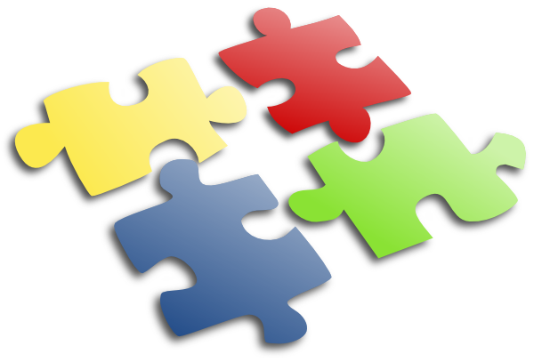 Puzzle Clip Art - Jigsaw For Powerpoint, Transparent background PNG HD thumbnail