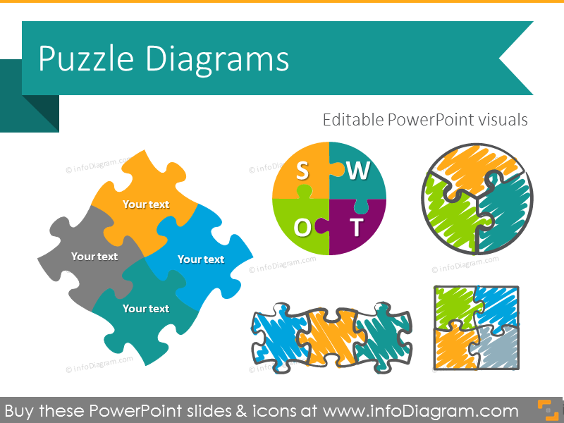 Jigsaw Png For Powerpoint - Puzzle Toolbox For Integrity Diagrams (Ppt Clipart Shapes), Transparent background PNG HD thumbnail