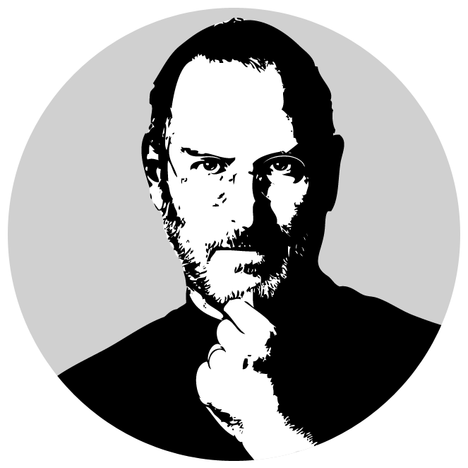 Steve Jobs Png - Job Black And White, Transparent background PNG HD thumbnail