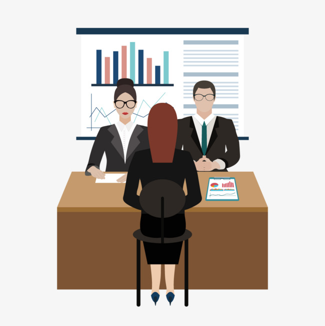 Vector Job Interview, Female, Test, Personnel Png And Vector - Job, Transparent background PNG HD thumbnail
