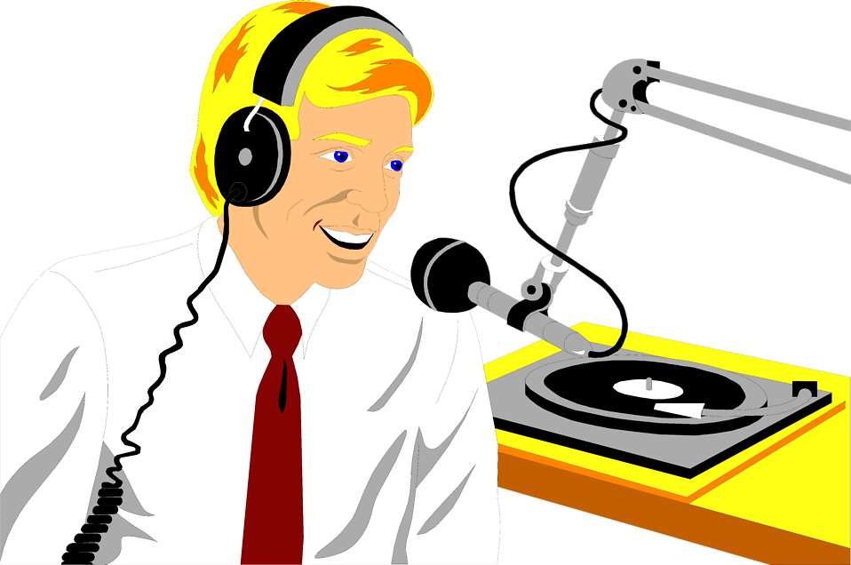 Illustration Of A Radio Disc Jockey : Free Stock Photo - Jockey, Transparent background PNG HD thumbnail