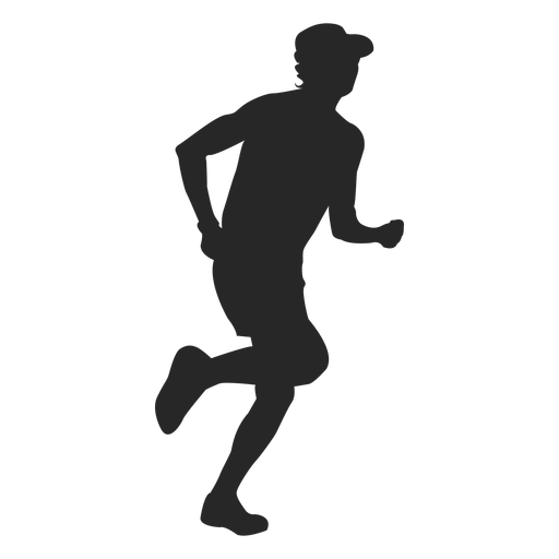 Sportsman Jogging Png - Jogging Black And White, Transparent background PNG HD thumbnail
