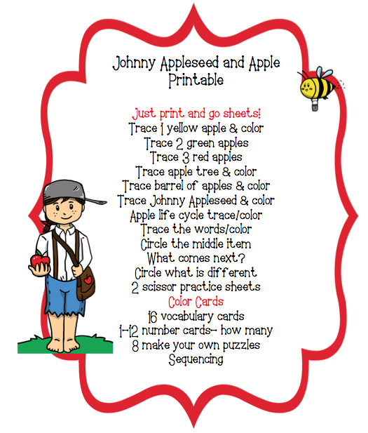 Johnny Appleseed Printable - Johnny Appleseed, Transparent background PNG HD thumbnail