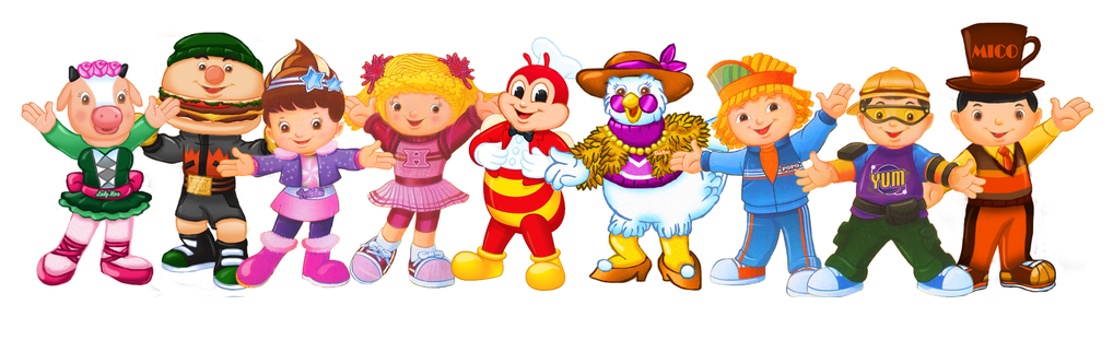 Mico, Lady Moo, And Chickee Are The Discontinued Mascot Friends Of Jollibee. They Were Suppose To Represent Jollibeeu0027S Hdpng.com  - Jollibee, Transparent background PNG HD thumbnail