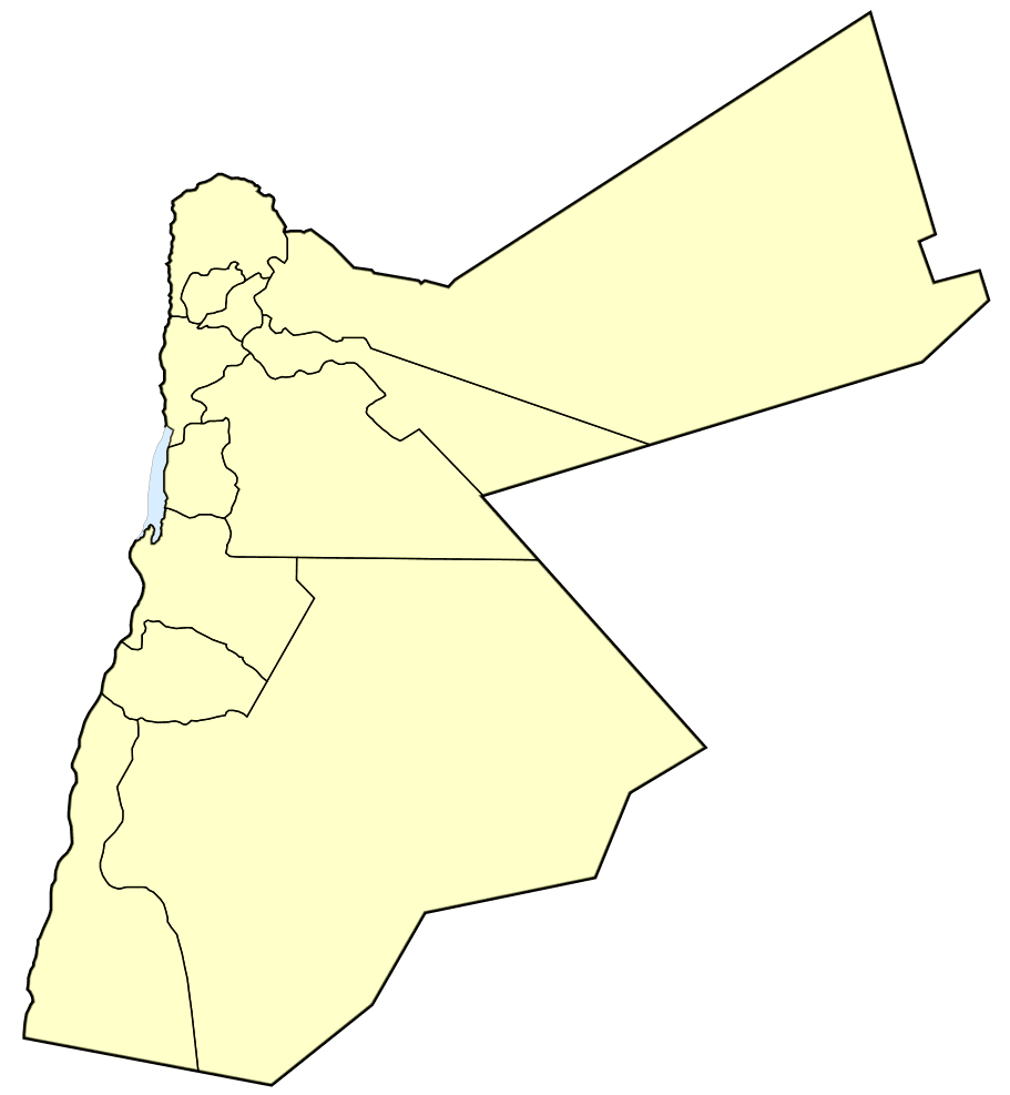 Click On The Jordan Governorates 1 Hdpng.com  - Jordan Map, Transparent background PNG HD thumbnail