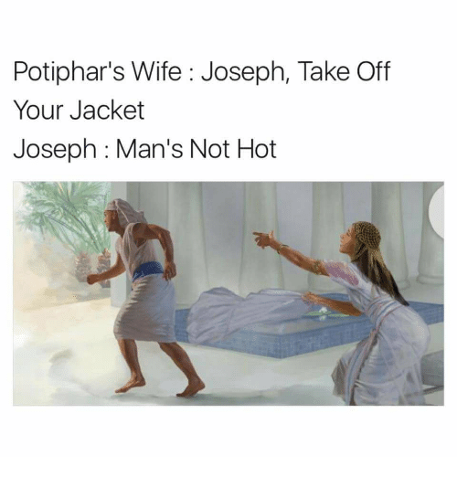 Joseph Fleeing Potiphars Wife
