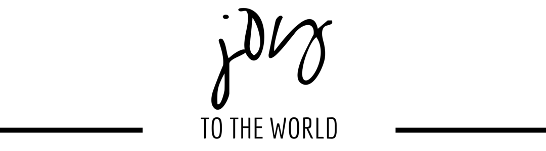 Joy to the World Title SVG sc