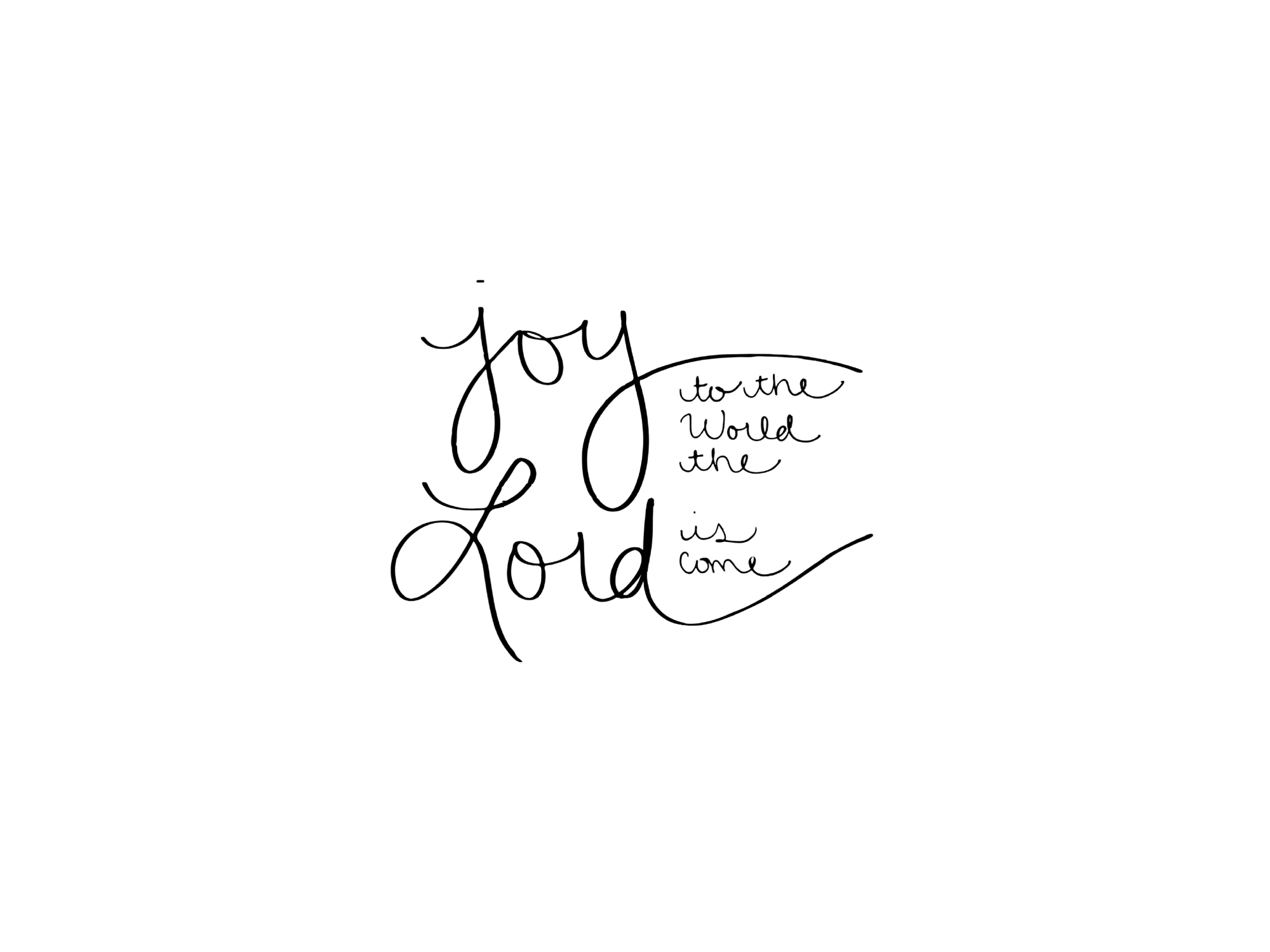 Joy To The World The Lord Is Come Christmas Card | Laura Alicia Freeman Shop | - Joy To The World, Transparent background PNG HD thumbnail