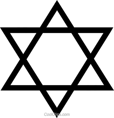 Judaism Star Of David Royalty Free Vector Clip Art Illustration - Judaism, Transparent background PNG HD thumbnail
