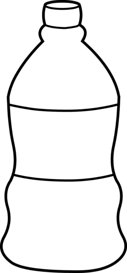 Pin Black U0026 White Clipart Bottle #1 - Jug Black And White, Transparent background PNG HD thumbnail