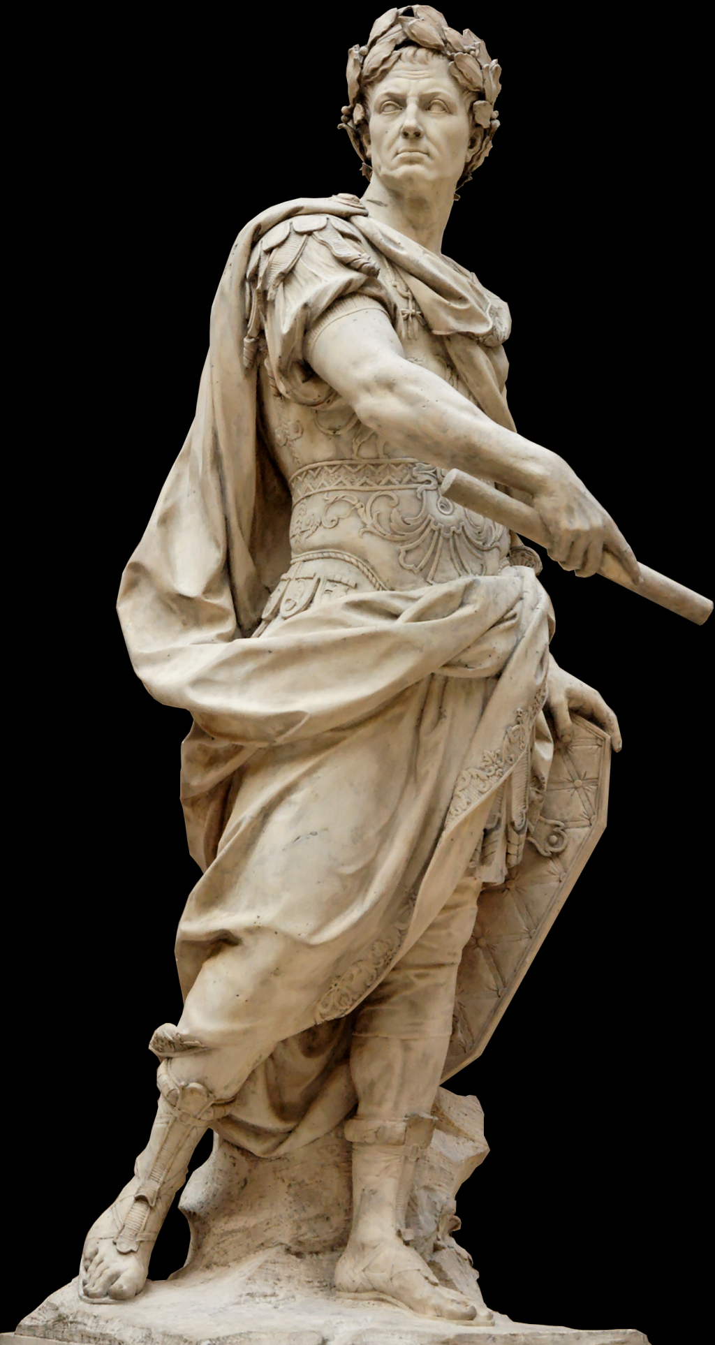 Sculpture Of Julius Caesar By 17Th Century French Sculptor Nicolas Coustou. - Julius Caesar, Transparent background PNG HD thumbnail