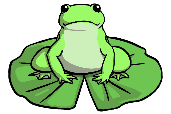 Picture Of Frog On Lily Pad   Clipart Library   Frog On Lily Pad Png   - Jumping Frog, Transparent background PNG HD thumbnail