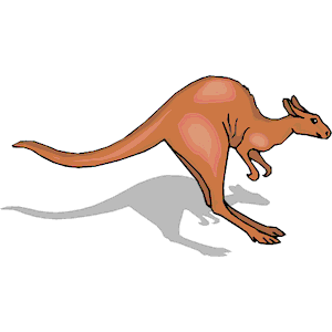 Jumping Kangaroo Clipart Collection - Jumping Kangaroo, Transparent background PNG HD thumbnail