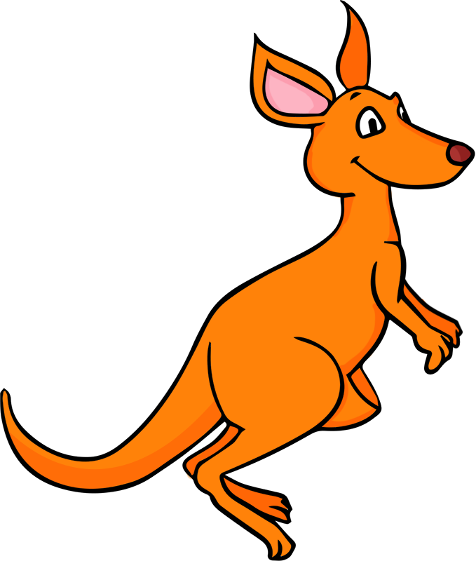 Kangaroo Clipart 2 Id 78963 - Jumping Kangaroo, Transparent background PNG HD thumbnail