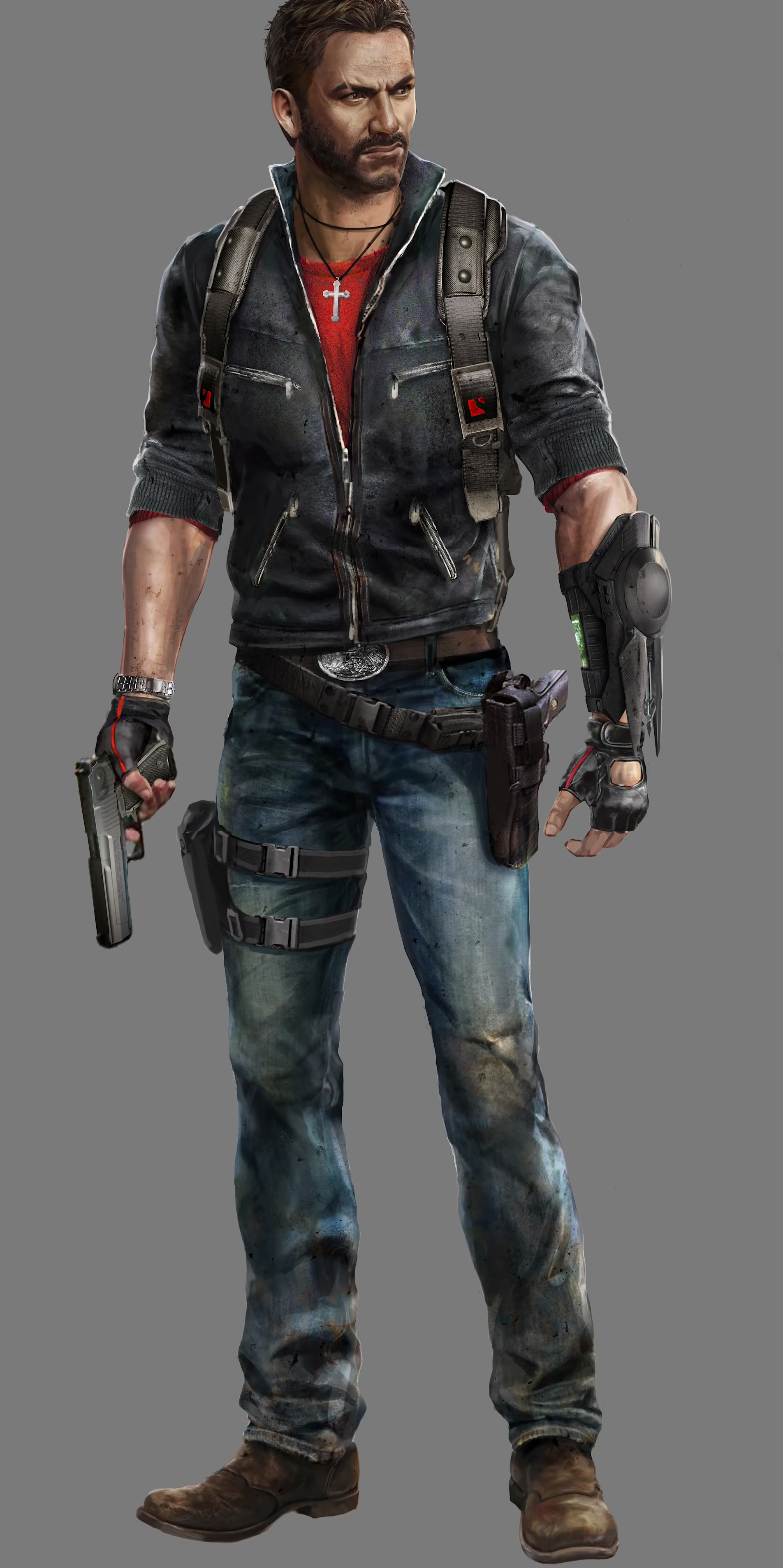 Jc3 Rico Early Design Proposal (2).png - Just Cause, Transparent background PNG HD thumbnail