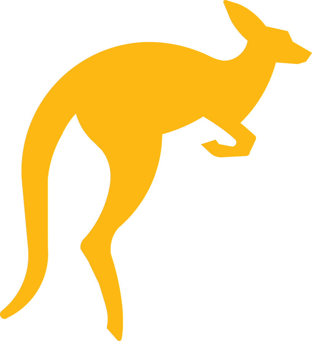 Kangaroo Logo Hopping Kangaroo Logo . - Kangaroo, Transparent background PNG HD thumbnail