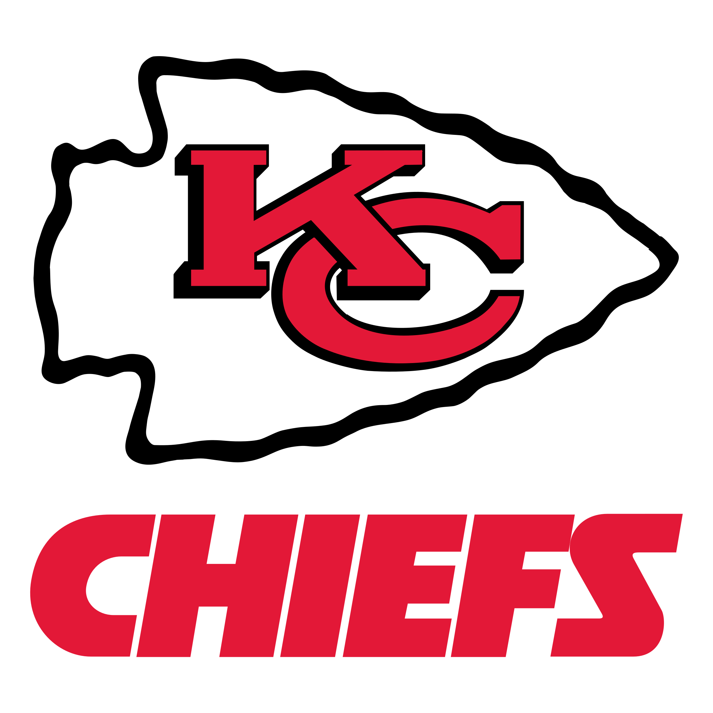 Kansas City Chiefs Football Logo - Kansas City Chiefs Vector, Transparent background PNG HD thumbnail
