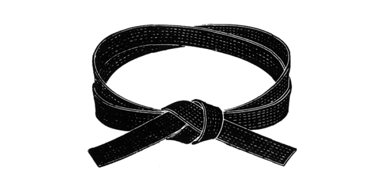 Belt - Karate Black Belt, Transparent background PNG HD thumbnail