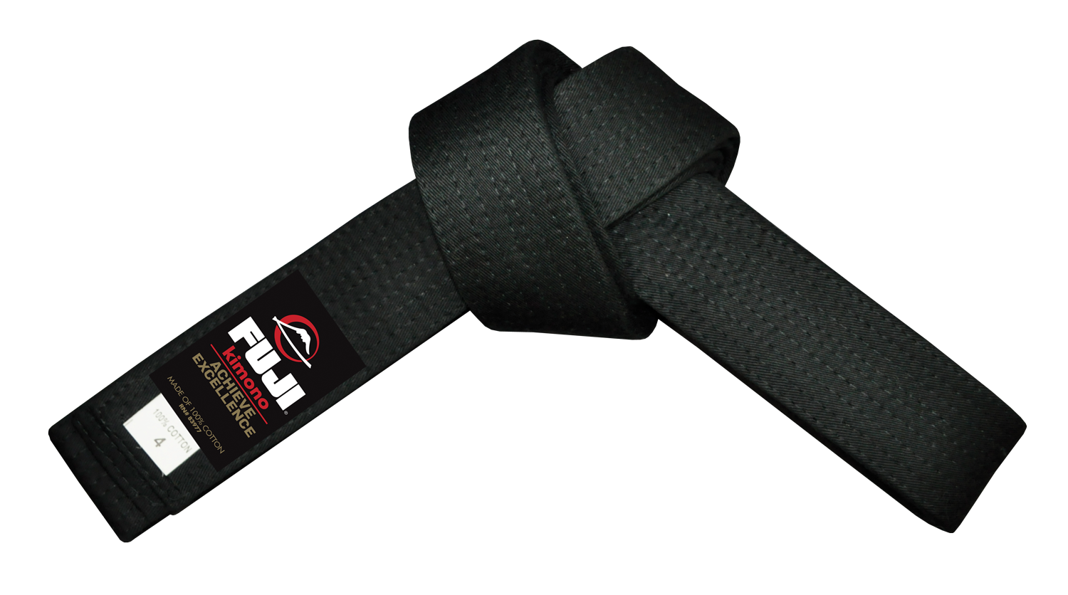 Fuji Sports Black Belt - Karate Black Belt, Transparent background PNG HD thumbnail
