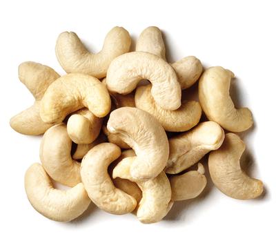 cashew nut isolated on white