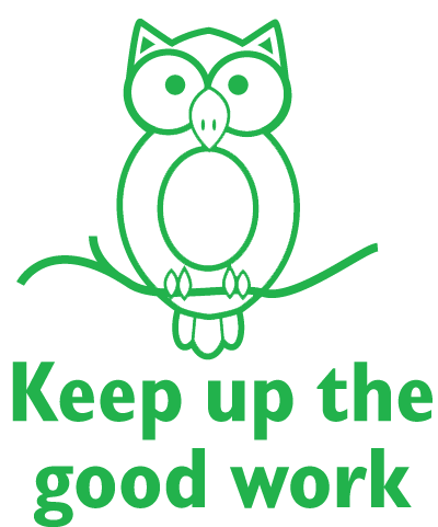 Quick View · 24Mm Owl Marking Stamper   Keep Up The Good Work - Keep Up The Great Work, Transparent background PNG HD thumbnail