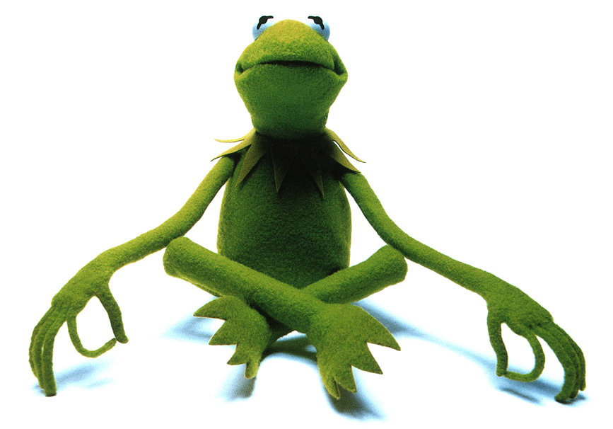 Image   Kermit Meditating Small.png | Muppet Wiki | Fandom Powered By Wikia - Kermit, Transparent background PNG HD thumbnail