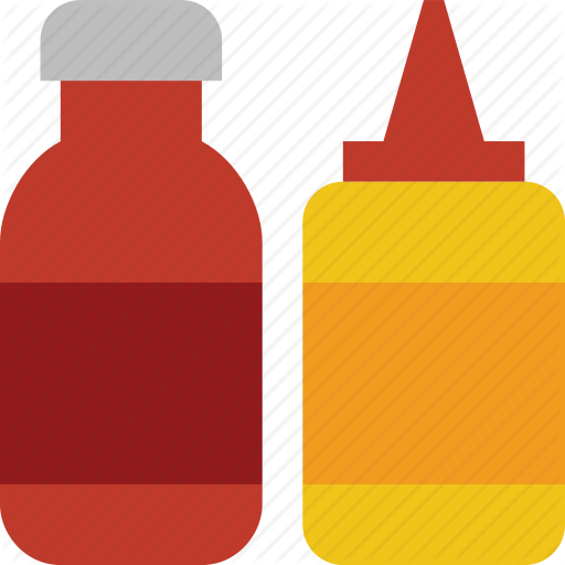 Barbecue, Bbq, Condiments, Grill, Ketchup, Mustard, Sauce Icon - Ketchup And Mustard, Transparent background PNG HD thumbnail