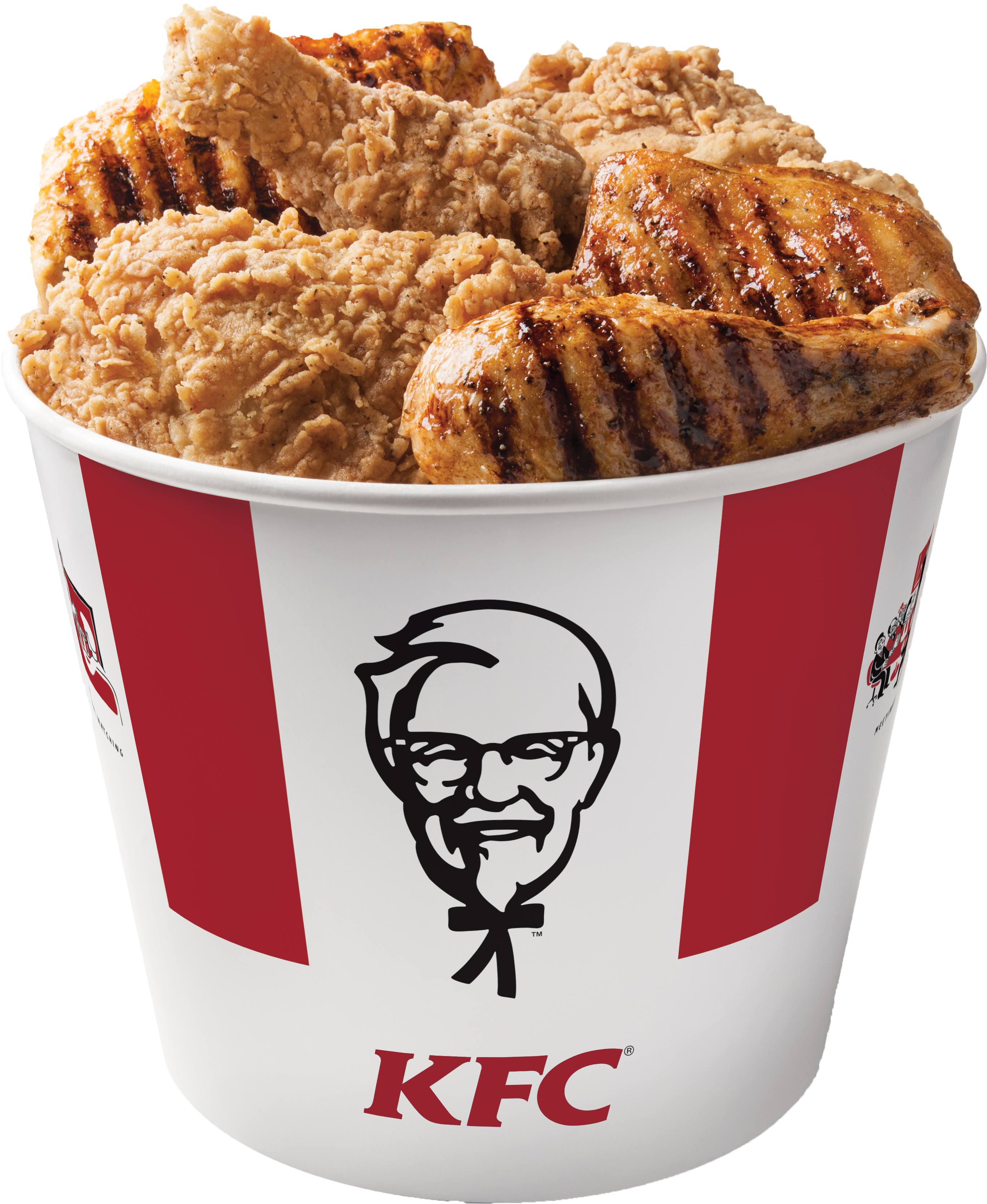 Fried Chicken Bucket - Kfc Bucket, Transparent background PNG HD thumbnail