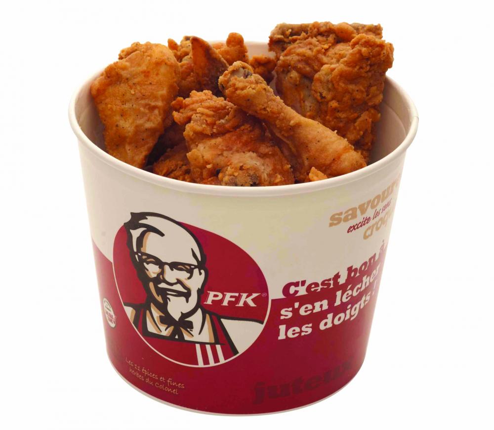 Kfc Fried Chicken Bucket - Kfc Bucket, Transparent background PNG HD thumbnail