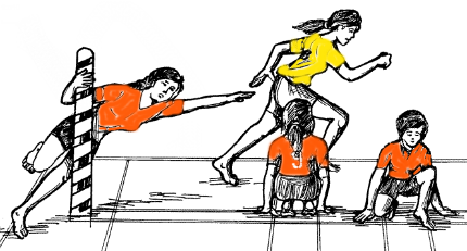 Kho Kho It Is A Simple, Inexpensive Traditional Game Being Played In School On Regular Basis. - Kho Kho Game, Transparent background PNG HD thumbnail