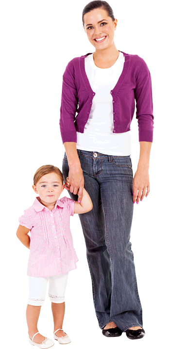 Champion Mom - Kid And Mom, Transparent background PNG HD thumbnail