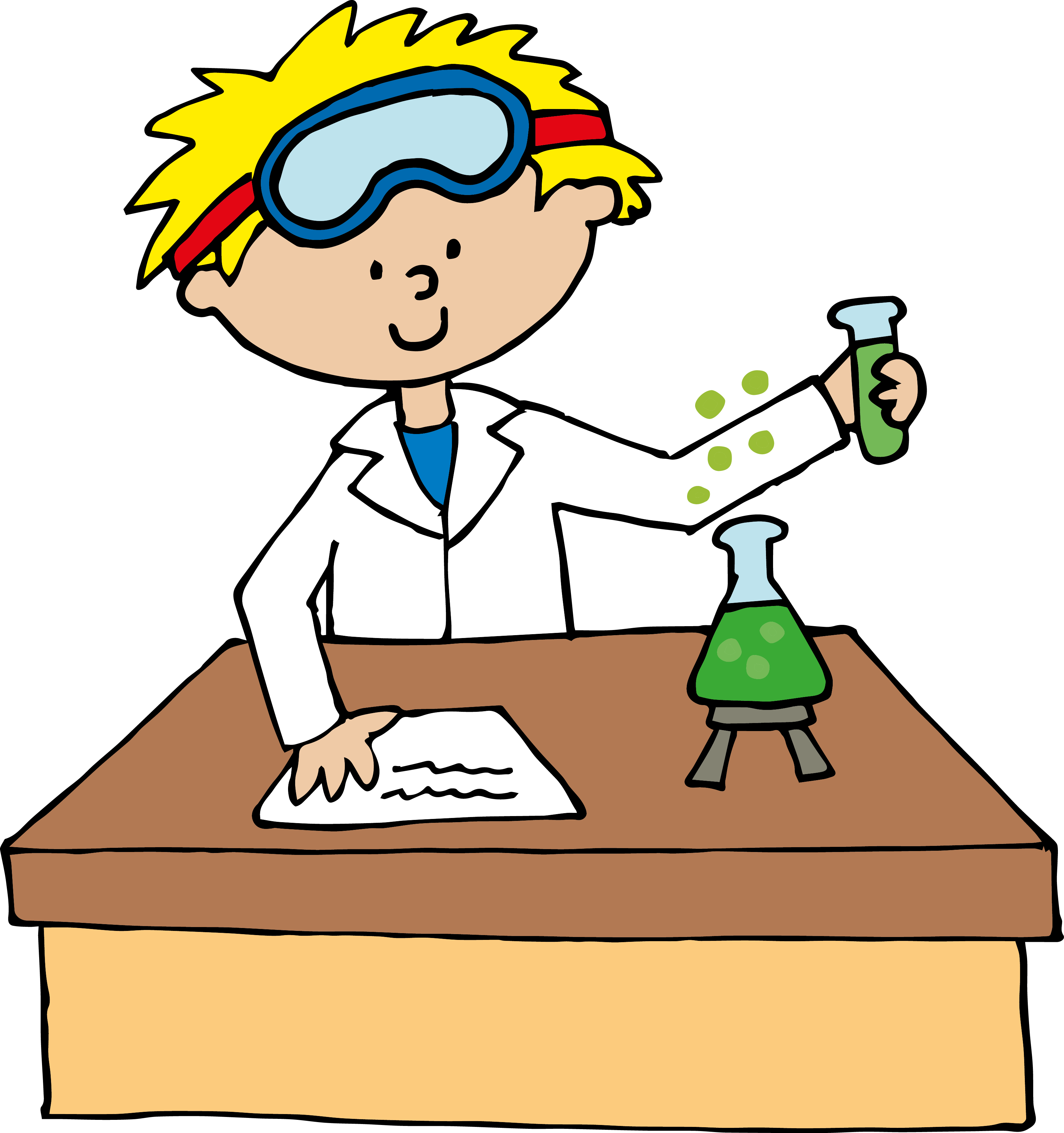 Scientist Clipart   Clipart Library - Kid Mad Scientist, Transparent background PNG HD thumbnail
