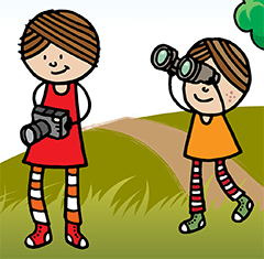 Kid With Camera PNG-PlusPNG.c