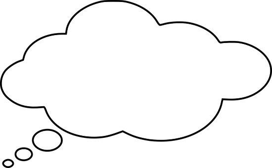 Cloud Thinking Thought Bubble Think Daydre - Kid With Thought Bubble, Transparent background PNG HD thumbnail
