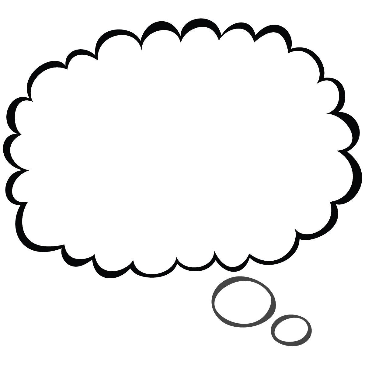 Kid With Thought Bubble Png - Thought Bubble Free Download Png, Transparent background PNG HD thumbnail