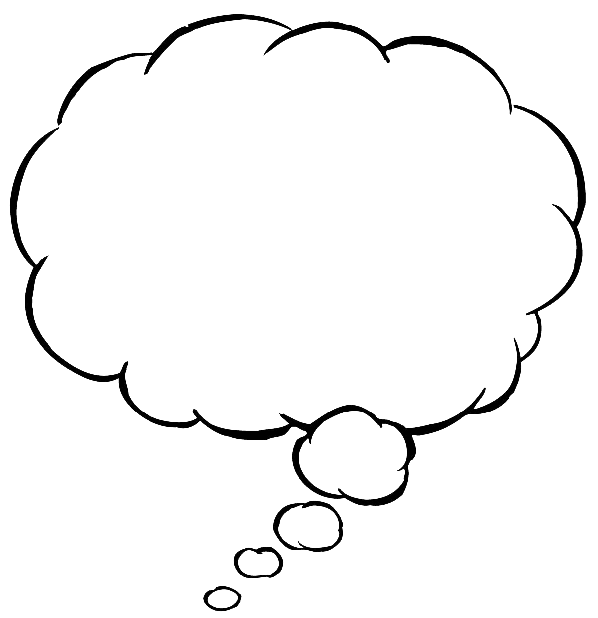 Kid With Thought Bubble Png - Thought Bubble Png, Transparent background PNG HD thumbnail