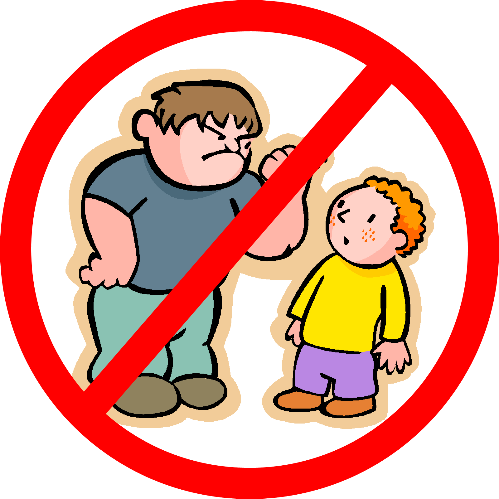 Being A Bully Clipart - Kids Being Nice, Transparent background PNG HD thumbnail