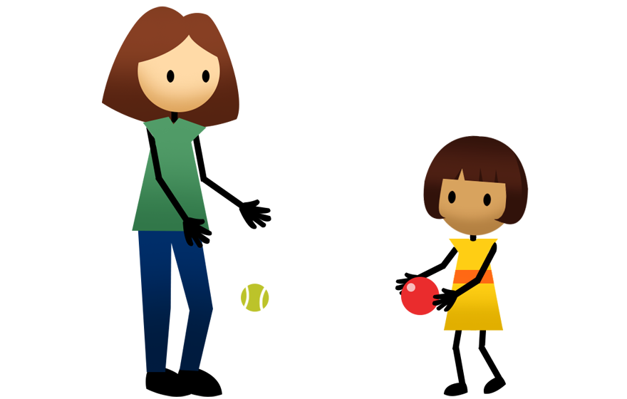 Bounce And Catch - Kids Playing Catch, Transparent background PNG HD thumbnail