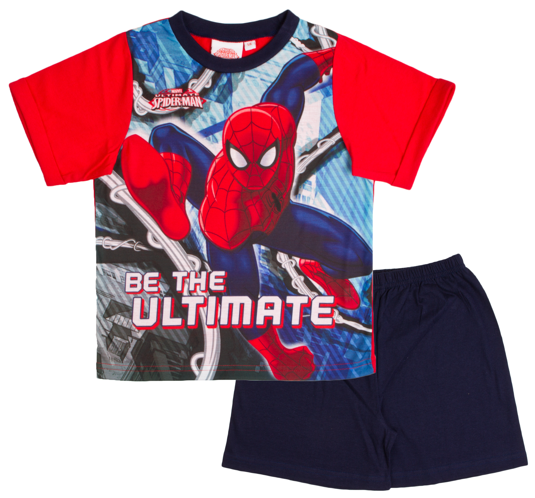 Kids Boys Pyjamas Spiderman Short Pjs Pyjama Set  - Kids Pyjamas, Transparent background PNG HD thumbnail