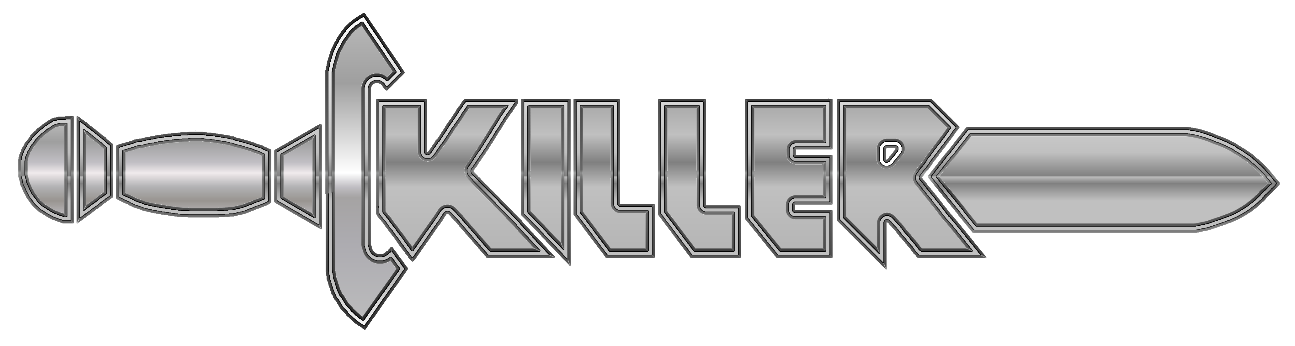 Killer Logo 2011 Cutout Chrome 1 .png - Killer, Transparent background PNG HD thumbnail